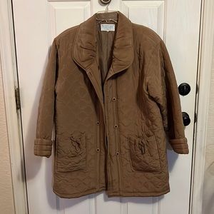 Whitney 100% Washed silk quilted jacket